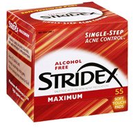 how to get rid of bacne stridex pads