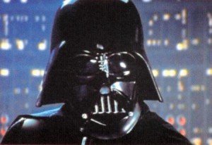 Darth Vader voiced by James Earl Jones