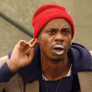 Dave Chapelle as a crack addict