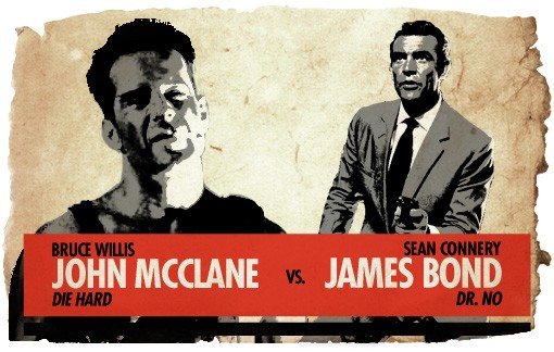 Action Hero Showdown John McClane vs. James Bond