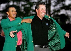 Green jacket at the Masters