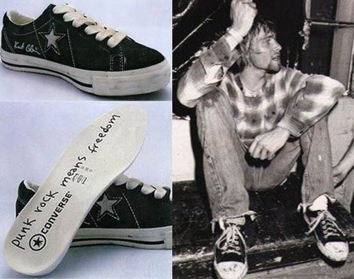 converse one star kurt cobain