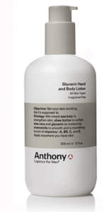 Products For Guys With Dry Skin anthony logistics hand and body moisturizer