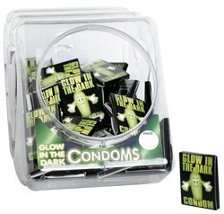 weird condoms glow in dark