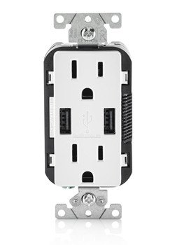 usb levitron wall socket 15 amp