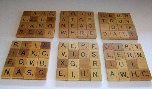 Drink Coasters That Aren't Lame Scrabble