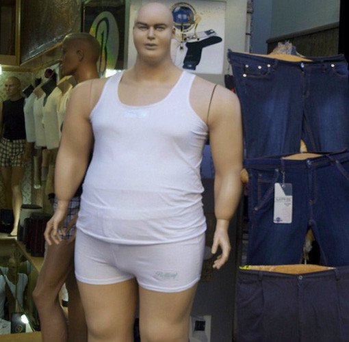 overweight mannequin