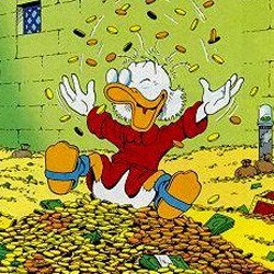 scrooge mcduck make it rain