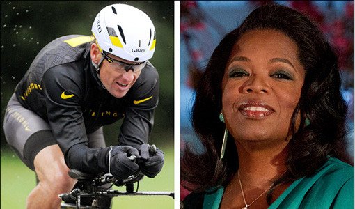 Lance Armstrong wears helmets