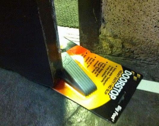 doorstop lazy