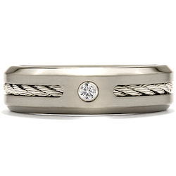 best wedding bands for men, hearts