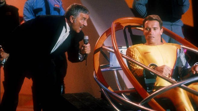 how movies predict future arnold running man