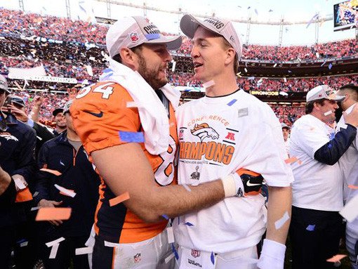 What is Peyton Manning Thinking hug