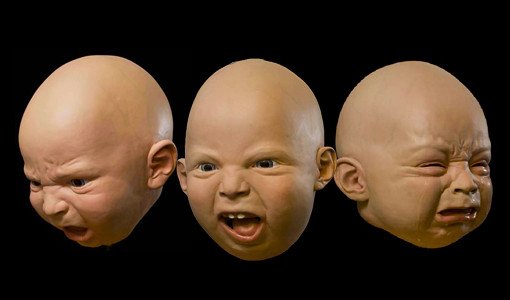 creepy baby masks