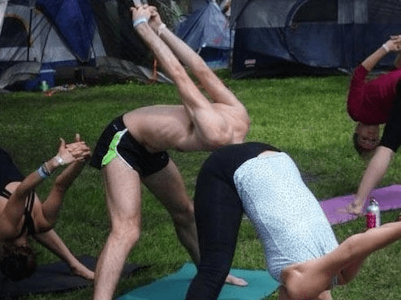 funny yoga photo