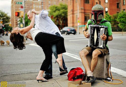 weird engagement photos star wars
