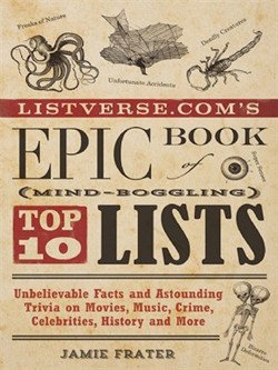 cool bathroom books for guys listverse.com's epic book