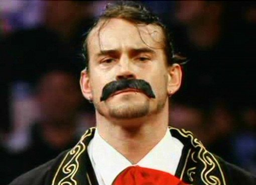 Cm Punk with Mustache