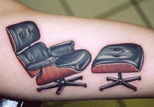 chair tattoo strange 