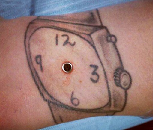 watch tattoo