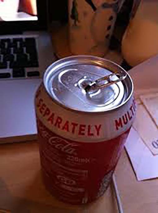 unopened coke irritating moments