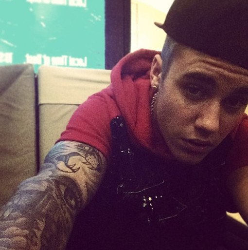 justin bieber selfie