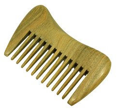 wooden beard comb