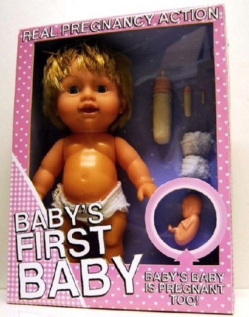 pregnant baby kids toy