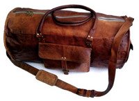 duffel bag carry on bag for men brown