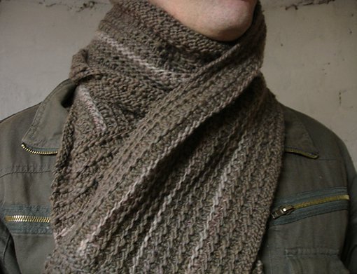 wear a scarf like a man