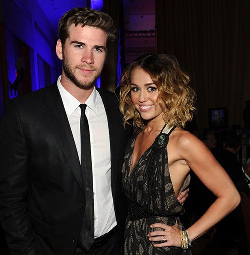 Miley Cyrus and Liam Hemsworth