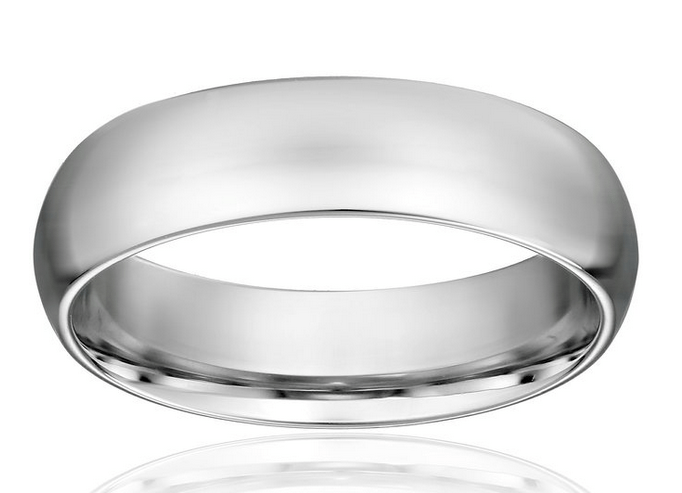 best wedding bands for men platinum comfort-fit