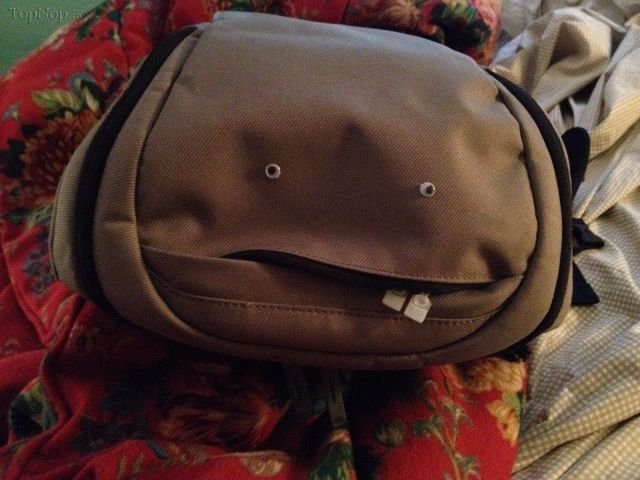 faces objects bag