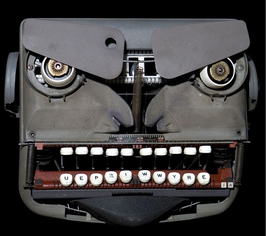 typewriter face