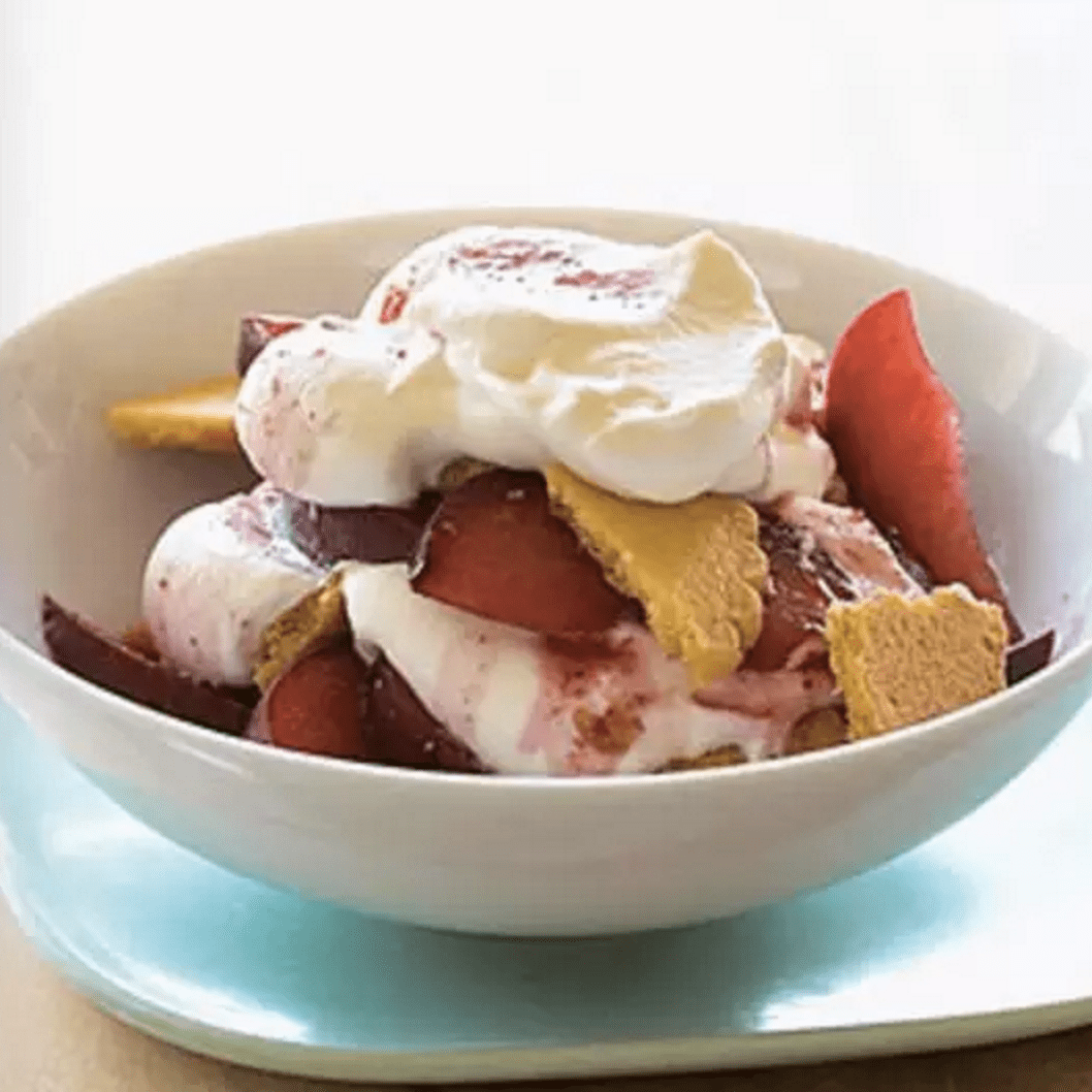 Plum and Wine Trifles