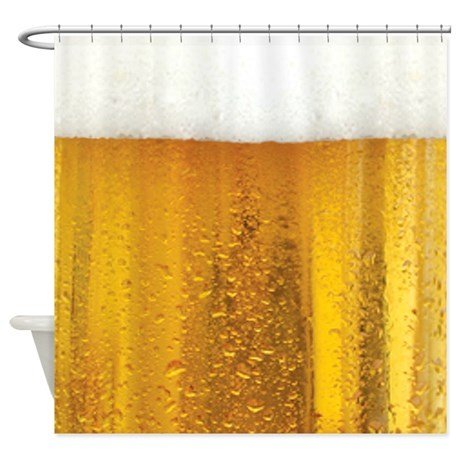 very_fun_beer_and_foam_design_shower_curtain