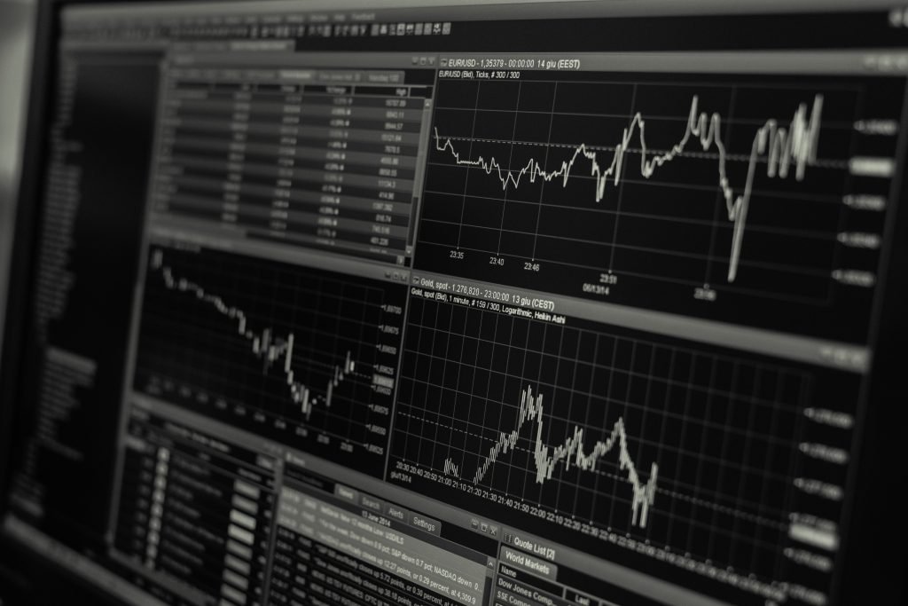 black and white business chart computer 241544